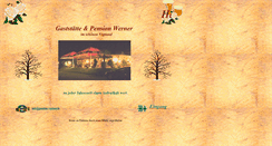 Desktop Screenshot of pension-werner.de