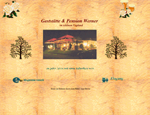 Tablet Screenshot of pension-werner.de